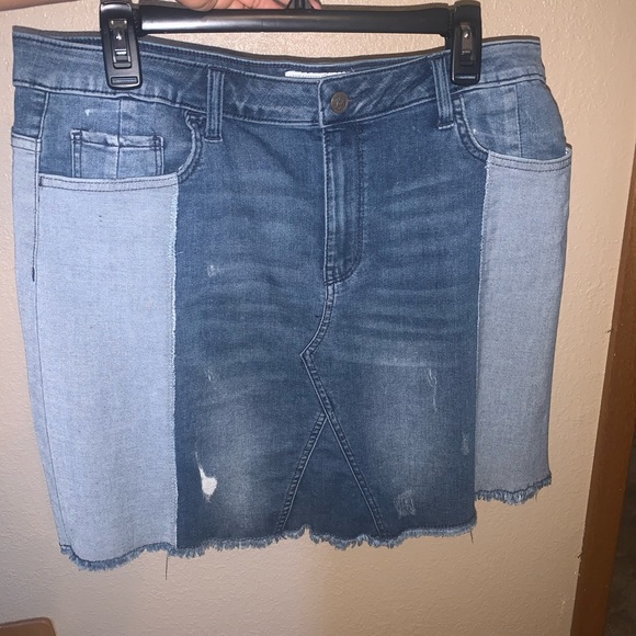 ladies jean skirts